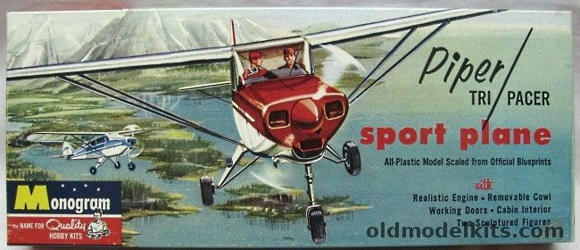 Monogram 1/32 Piper Tri-Pacer, PA25-98 plastic model kit